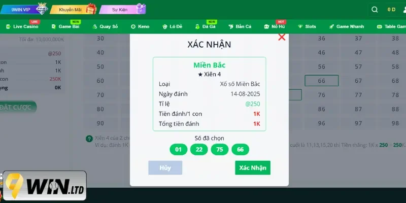 Một số kinh nghiệm chơi lô xiên 9Win đỉnh cao 